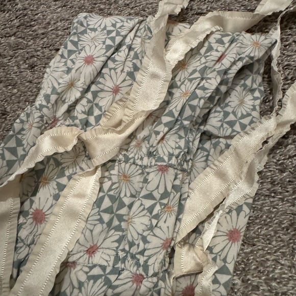 Lily Rose White and Green Floral Maxi Dress - Picture 2 of 2